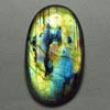 New Madagascar - LABRADORITE - Oval Cabochon Huge size - 33x55 mm Gorgeous Strong Multy Fire